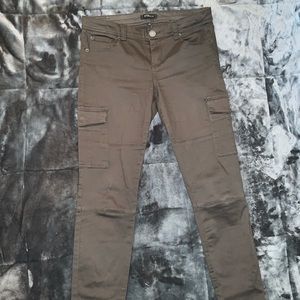 Dark green army pants